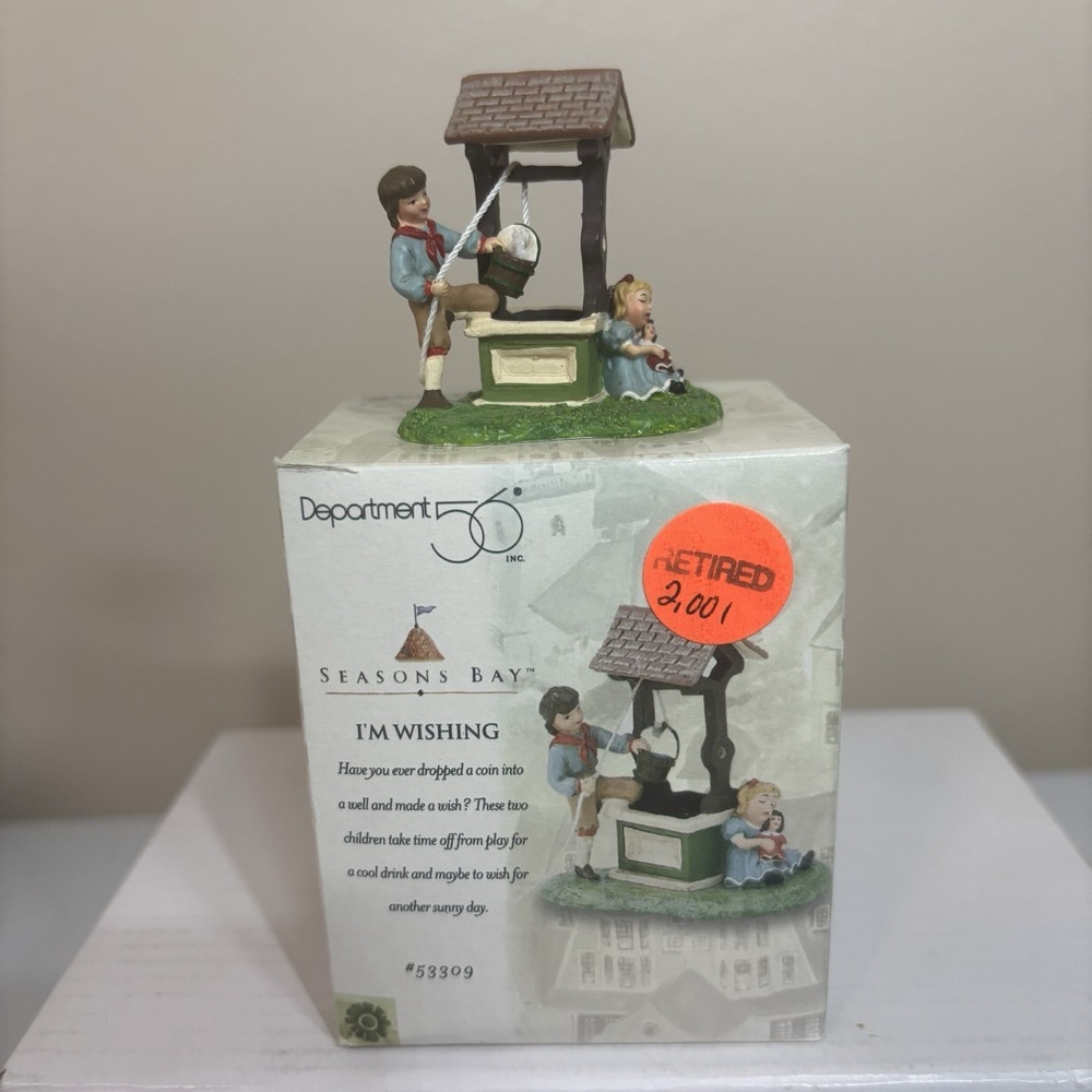 NEW IN BOX Dept 56 Seasons Bay "I'm Wishing" #55309